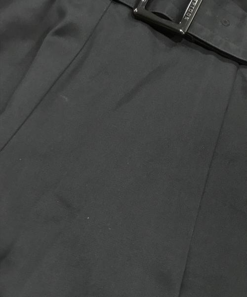 BLUE LABEL CRESTBRIDGE（ブルーレーベルクレストブリッジ）BLUE LABEL CRESTBRIDGE (ブルーレーベルクレストブリッジ) 切替チェックロングスカート ブラック サイズ:38の古着・服飾アイテム