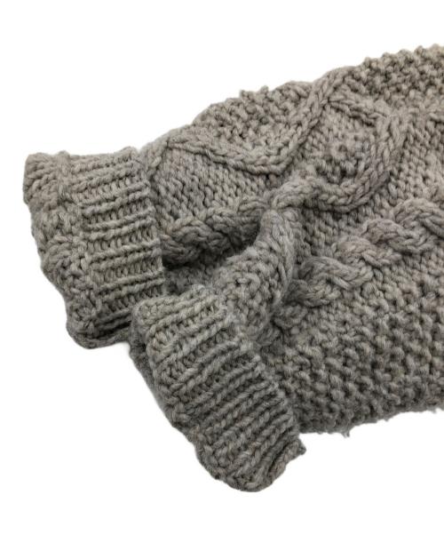 KAGURE（カグレ）KAGURE (カグレ) ペルーアランクルーネックニット ベージュ サイズ:Ｆの古着・服飾アイテム