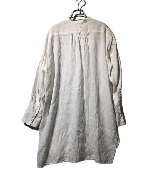 KAGURE（カグレ）KAGURE (カグレ) リネンチュニックシャツ ベージュ サイズ:Fの古着・服飾アイテム