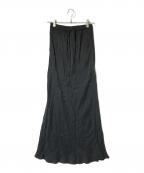 KAGUREカグレ）の古着「キュプラスカート」｜ブラック