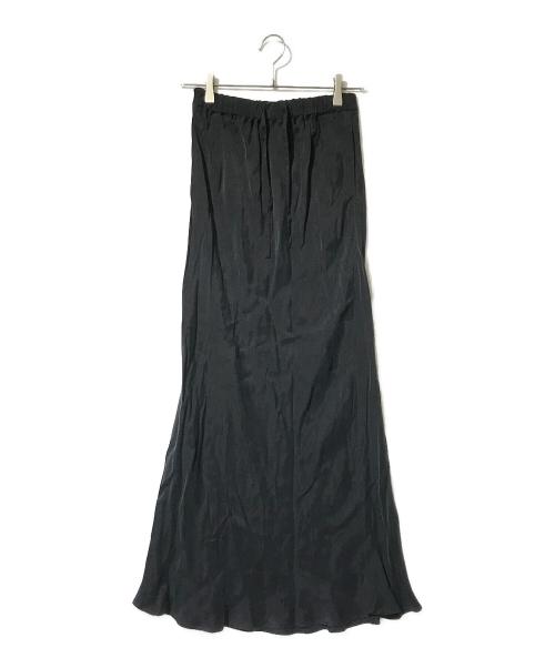 KAGURE（カグレ）KAGURE (カグレ) キュプラスカート ブラックの古着・服飾アイテム