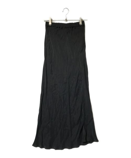 KAGURE（カグレ）KAGURE (カグレ) キュプラスカート ブラックの古着・服飾アイテム