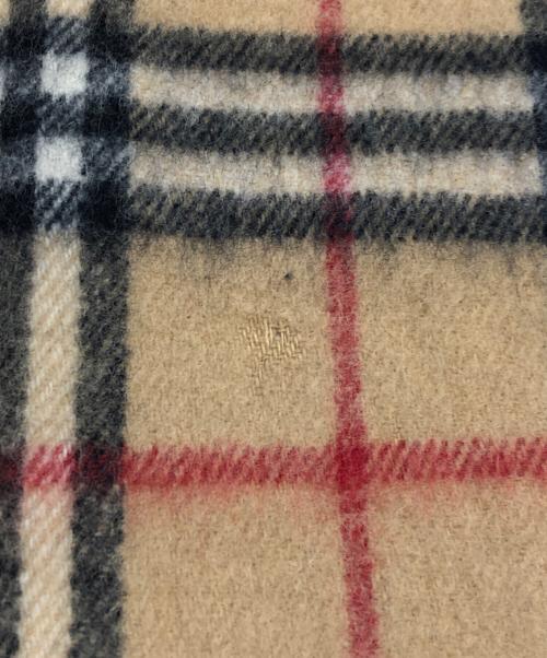BURBERRY LONDON（バーバリーロンドン）BURBERRY LONDON (バーバリーロンドン) ウールマフラー アイボリーの古着・服飾アイテム