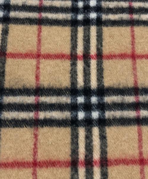 BURBERRY LONDON（バーバリーロンドン）BURBERRY LONDON (バーバリーロンドン) ウールマフラー アイボリーの古着・服飾アイテム