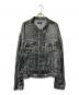 BALENCIAGA（バレンシアガ）の古着「デニム転写プリント ストレッチジャケット」｜グレー