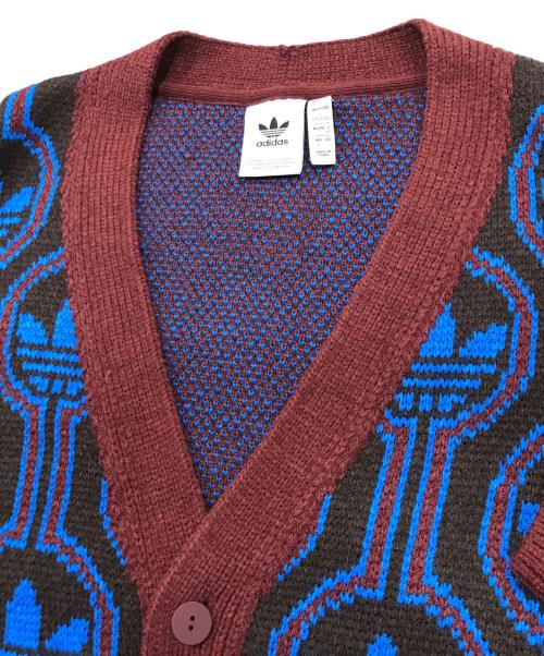 adidas（アディダス）adidas (アディダス) ニットカーディガン ネイビー サイズ:Lの古着・服飾アイテム