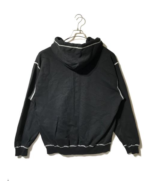 X-LARGE（エクストララージ）X-LARGE (エクストララージ) パーカー/CONTRAST STITCH ZIP HOODED SWEATSHIRT  ブラック サイズ:ＸＬの古着・服飾アイテム