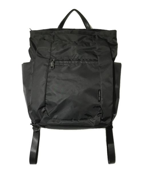 Y'SACCS（イザック）Y'SACCS (イザック) ２WAYリュック ブラックの古着・服飾アイテム