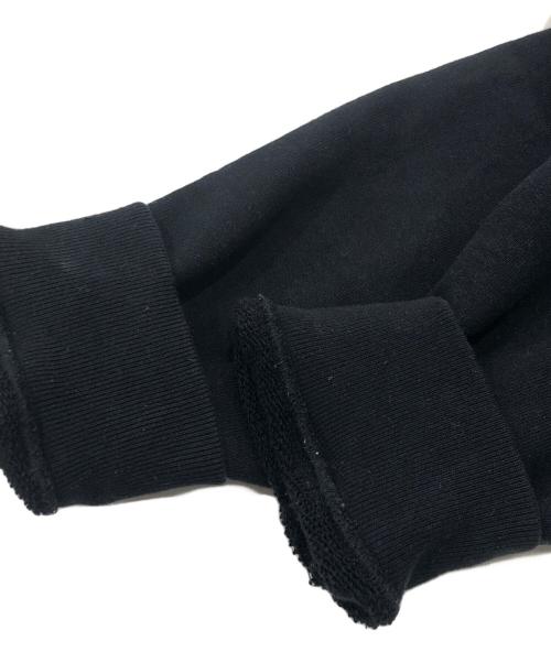 JOHN LAWRENCE SULLIVAN（ジョン ローレンス サリバン）JOHN LAWRENCE SULLIVAN (ジョン ローレンス サリバン) レースアップスウェット ブラック サイズ:ｘ（推定ＸＬ）の古着・服飾アイテム