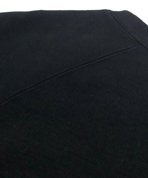 JOHN LAWRENCE SULLIVAN（ジョン ローレンス サリバン）JOHN LAWRENCE SULLIVAN (ジョン ローレンス サリバン) レースアップスウェット ブラック サイズ:ｘ（推定ＸＬ）の古着・服飾アイテム