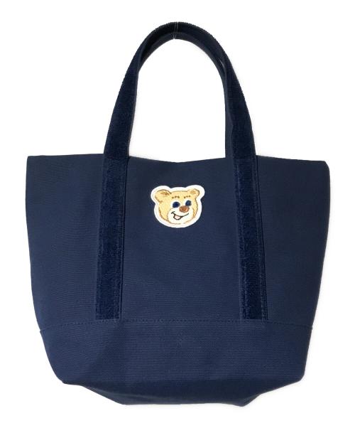 FEILER（フェイラー）FEILER (フェイラー) オールドテディ-ハンドバッグ ネイビーの古着・服飾アイテム