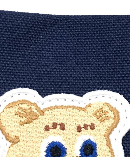 FEILER（フェイラー）FEILER (フェイラー) オールドテディ-ハンドバッグ ネイビーの古着・服飾アイテム