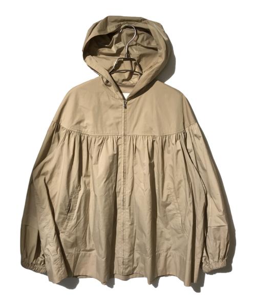 BALLSEY（ボールジィ）BALLSEY (ボールジィ) ライトタフタ フーデッドショートコート カーキ サイズ:36の古着・服飾アイテム