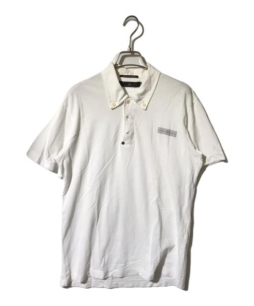 STONE ISLAND（ストーンアイランド）STONE ISLAND (ストーンアイランド) BDハーフスリーブポロシャツ ホワイト サイズ:Lの古着・服飾アイテム