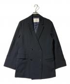 SLOBE IENAスローブ イエナ）の古着「ウォッシャブルダブルブレストジャケット」｜ネイビー
