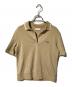 LACOSTE（ラコステ）の古着「スキッパーネックポロシャツ」｜ベージュ