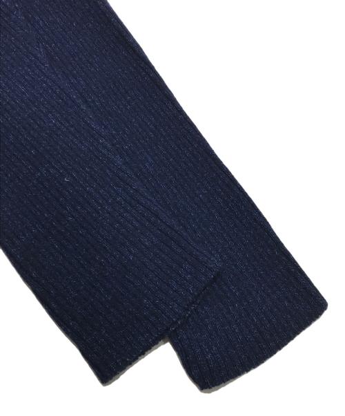 GAULTIER JEANS（ゴルチエジーンズ）GAULTIER JEANS (ゴルチエジーンズ) オールドデニム切替ニットパンツ インディゴ サイズ:Lの古着・服飾アイテム