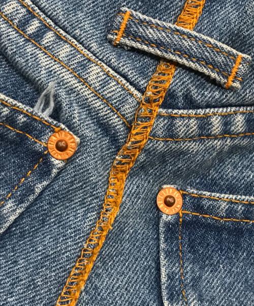 GAULTIER JEANS（ゴルチエジーンズ）GAULTIER JEANS (ゴルチエジーンズ) オールドデニム切替ニットパンツ インディゴ サイズ:Lの古着・服飾アイテム