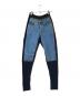 GAULTIER JEANS（ゴルチエジーンズ）の古着「オールドデニム切替ニットパンツ」｜インディゴ