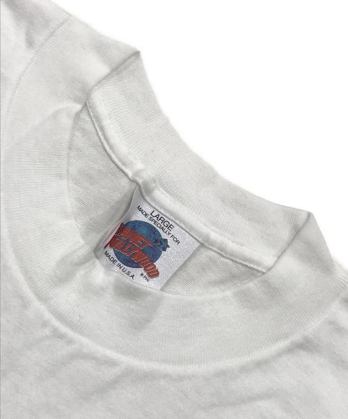 PLANET HOLLYWOOD（プラネットハリウッド）PLANET HOLLYWOOD (プラネットハリウッド) プリントTシャツ ホワイト サイズ:Lの古着・服飾アイテム