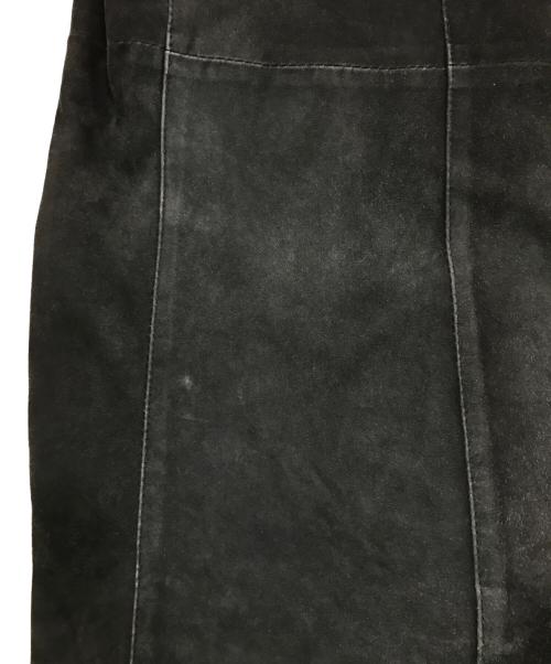 PAPAS（パパス）PAPAS (パパス) ラムスウェードレザージャケット ブラック サイズ:Lの古着・服飾アイテム