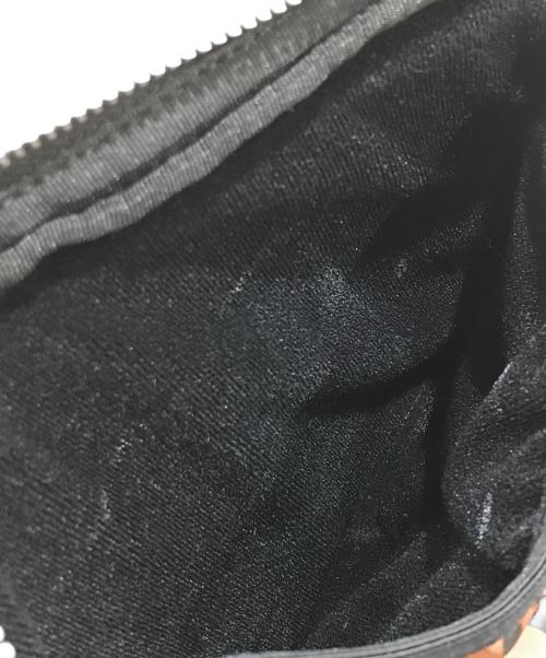 WACKO MARIA（ワコマリア）WACKO MARIA (ワコマリア) PORTER (ポーター) レオパードトラベルケース ブラック×ベージュの古着・服飾アイテム