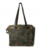 FILSONフィルソン）の古着「WAXED TOTE BAGU WITH ZIPPER」｜カモフラ