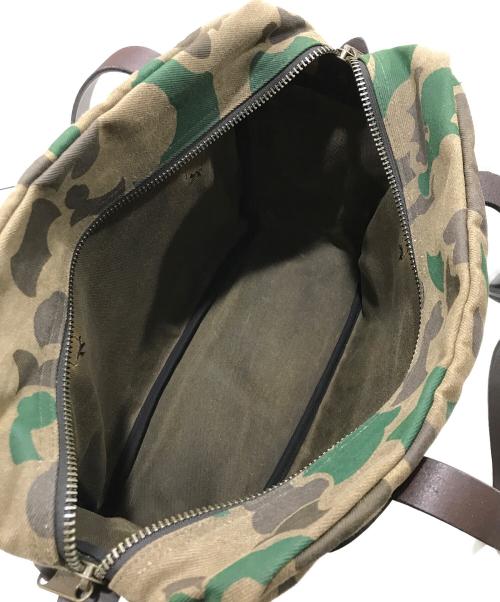 FILSON（フィルソン）FILSON (フィルソン) WAXED TOTE BAGU WITH ZIPPER カモフラの古着・服飾アイテム