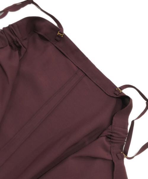 6(ROKU) BEAUTY&YOUTH（ロク ビューティーアンドユース）6(ROKU) BEAUTY&YOUTH (ロク ビューティーアンドユース) BUSTIER ALL IN ONE エンジ サイズ:36の古着・服飾アイテム