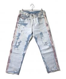 DIESEL（ディーゼル）の古着「STRAIGHT FIT MID-RIZE LIGHTLY JEANS」｜インディゴ