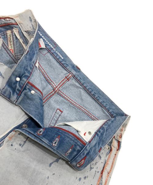 DIESEL（ディーゼル）DIESEL (ディーゼル) STRAIGHT FIT MID-RIZE LIGHTLY JEANS インディゴ サイズ:30の古着・服飾アイテム