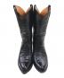 LUCCHESE (ルケーシー) CAIM-BELLY-テキサスブーツ ブラック サイズ:US 9 1/2：80000円