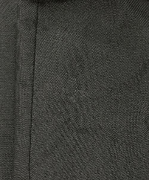 LAD MUSICIAN（ラッドミュージシャン）LAD MUSICIAN (ラッドミュージシャン) ウールワイドスラックス ブラック サイズ:44の古着・服飾アイテム