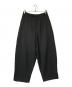 LAD MUSICIAN（ラッドミュージシャン）の古着「ウールワイドスラックス」｜ブラック