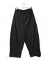 LAD MUSICIAN (ラッドミュージシャン) ウールワイドスラックス ブラック サイズ:44：11000円