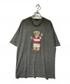 POLO RALPH LAURENポロ・ラルフローレン）の古着「ポロベアプリントTシャツ」｜グレー