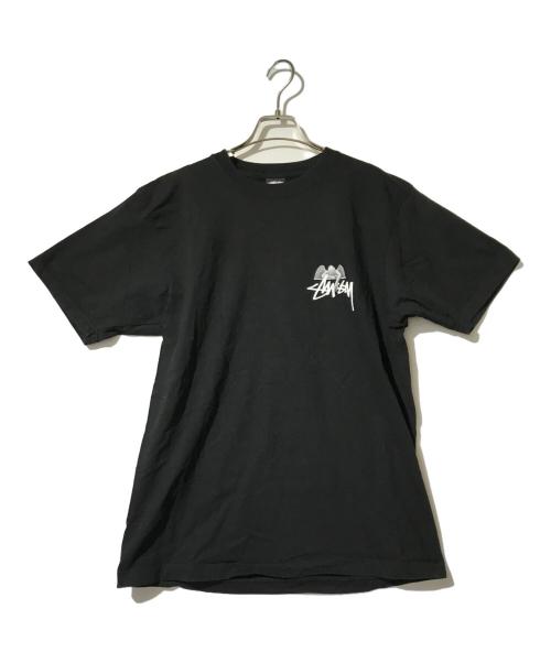 stussy（ステューシー）stussy (ステューシー) angel tee（エンジェル　ティー） ブラック サイズ:Mの古着・服飾アイテム