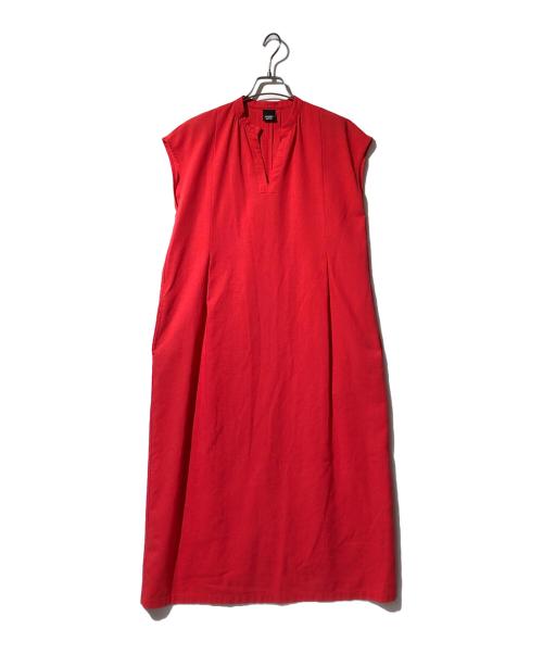 NOMBRE IMPAIR（ノンブルアンペール）NOMBRE IMPAIR (ノンブルアンペール) ノースリーブワンピース レッド サイズ:Fの古着・服飾アイテム