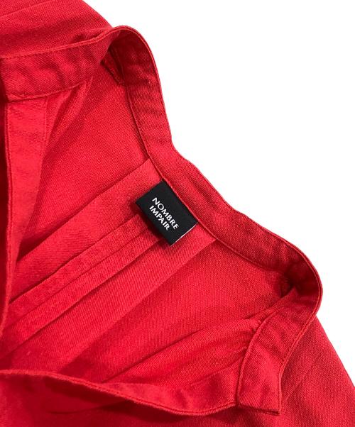 NOMBRE IMPAIR（ノンブルアンペール）NOMBRE IMPAIR (ノンブルアンペール) ノースリーブワンピース レッド サイズ:Fの古着・服飾アイテム
