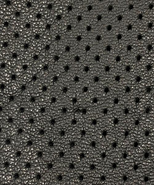 OLIVIERI（オリヴィエリ）OLIVIERI (オリヴィエリ) パンチングラムレザージャケット ブラック サイズ:48の古着・服飾アイテム