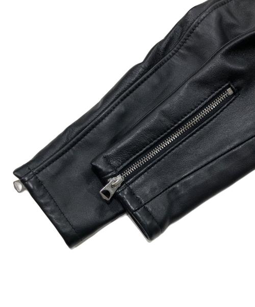 SCHOTT BROS.（ショット）SCHOTT BROS. (ショットブロス) ワンスターダブルライダースジャケット/ラムレザージャケット ブラック サイズ:Sの古着・服飾アイテム