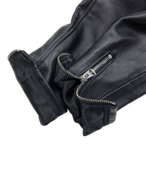 SCHOTT BROS.（ショット）SCHOTT BROS. (ショットブロス) ワンスターダブルライダースジャケット/ラムレザージャケット ブラック サイズ:Sの古着・服飾アイテム