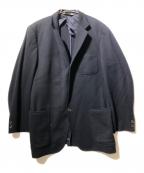 BROOKS BROTHERSブルックスブラザーズ）の古着「ウール段返り3Bテーラードジャケット」｜ネイビー