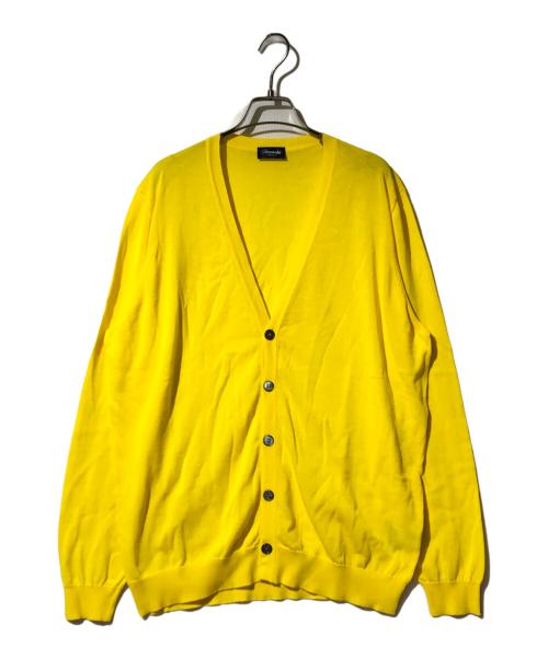 Drumohr（ドルモア）Drumohr (ドルモア) ニットジャケット イエロー サイズ:50の古着・服飾アイテム