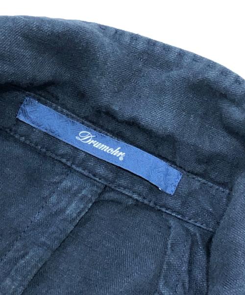 Drumohr（ドルモア）Drumohr (ドルモア) リネンジャケット ネイビー サイズ:50の古着・服飾アイテム