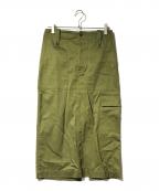 journal standard luxeジャーナルスタンダード ラックス）の古着「ミリタリーツイルベイカーカーゴスカート」｜オリーブ