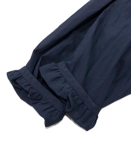 tricot COMME des GARCONS（トリココムデギャルソン）tricot COMME des GARCONS (トリココムデギャルソン) コットンポリシアーロングスリーブシャツ ネイビー サイズ:Mの古着・服飾アイテム