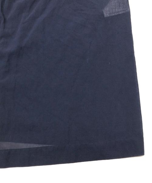 tricot COMME des GARCONS（トリココムデギャルソン）tricot COMME des GARCONS (トリココムデギャルソン) コットンポリシアーロングスリーブシャツ ネイビー サイズ:Mの古着・服飾アイテム