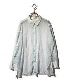 Plage（プラージュ）の古着「fluffy sheer シャツ」｜スカイブルー