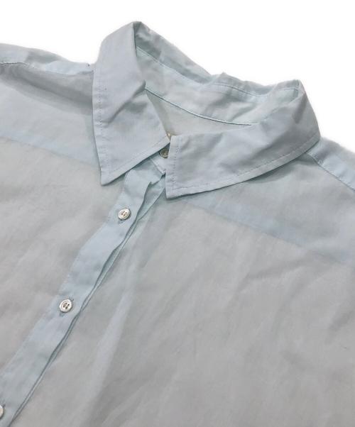 Plage（プラージュ）Plage (プラージュ) fluffy sheer シャツ スカイブルー サイズ:Freeの古着・服飾アイテム